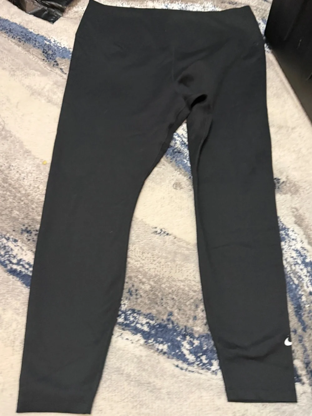 Nike Women's XXL Dri-FIT Black Full Length Athletic Leggings Swoosh